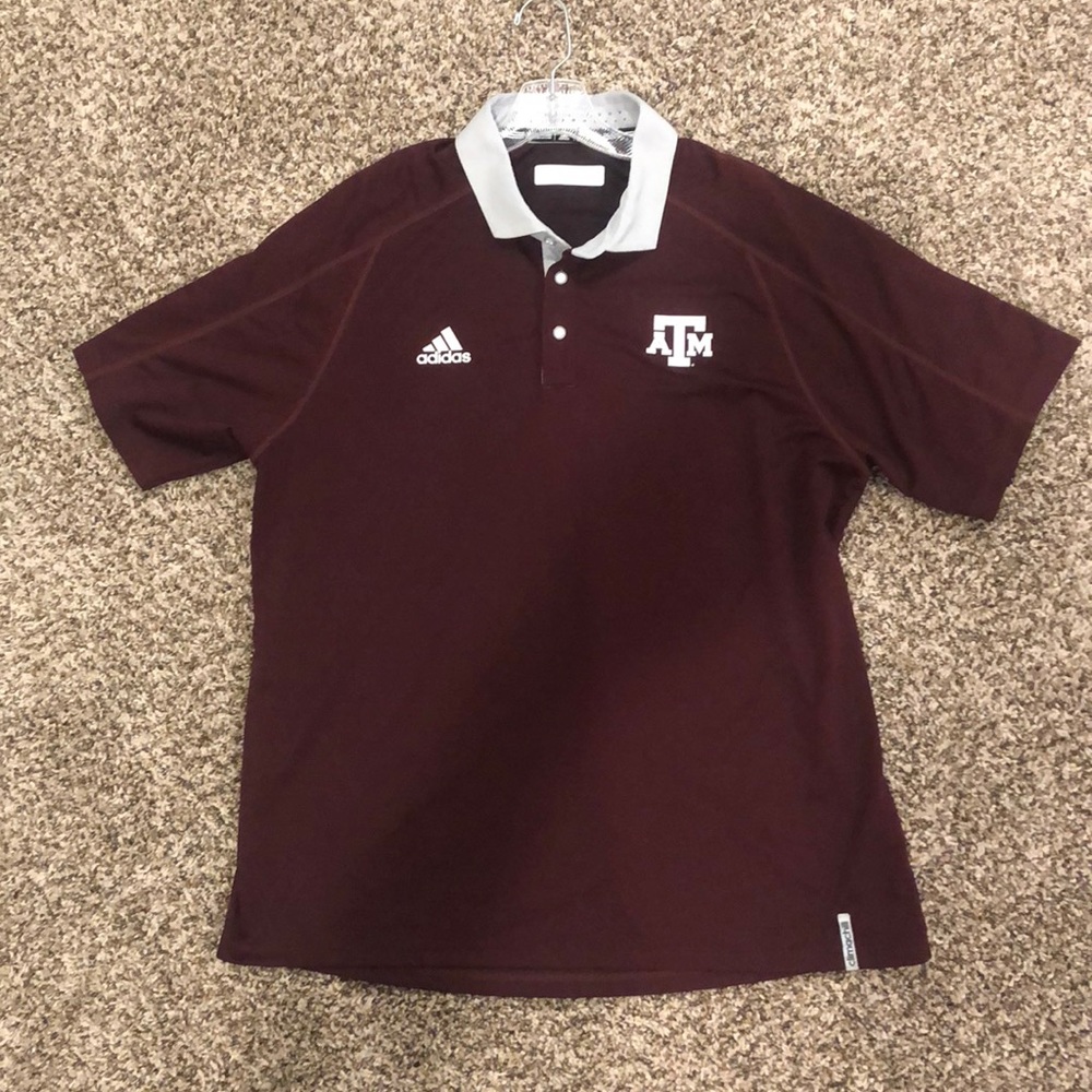 Adidas Texas A&M Polo